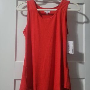 LuLaRoe Red Tank top NWT